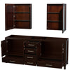 Custom image for Espresso with Brushed Chrome Trim / Medicine Cabinets
