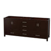 Custom image for Espresso with Brushed Chrome Trim / No Mirror