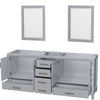 Custom image for Gray with Brushed Chrome Trim / 24
