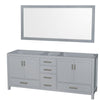 Custom image for Gray with Brushed Chrome Trim / 70