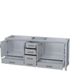 Custom image for Gray with Brushed Chrome Trim / No Mirror