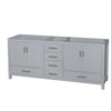 Custom image for Gray with Brushed Chrome Trim / No Mirror
