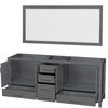 Custom image for Dark Gray with Brushed Chrome Trim / 70