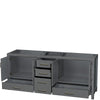 Custom image for Dark Gray with Brushed Chrome Trim / No Mirror