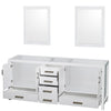 Custom image for White with Brushed Chrome Trim / 24