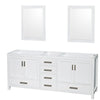Custom image for White with Brushed Chrome Trim / 24