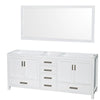 Custom image for White with Brushed Chrome Trim / 70