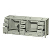Custom image for Light Green with Brushed Nickel Trim / No Mirror