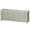 Custom image for Light Green with Brushed Nickel Trim / No Mirror