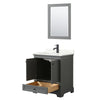 Custom image for Dark Gray with Matte Black Trim / Giotto Quartz, Rectangular Sink / 24