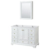 Custom image for White with Brushed Gold Trim / Medicine Cabinet