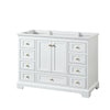 Custom image for White with Brushed Gold Trim / No Mirror