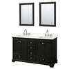 Custom image for Dark Espresso with Polished Chrome Trim / Giotto Quartz, Rectangular Sink / 24