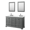 Custom image for Dark Gray with Matte Black Trim / White Cultured Marble, Rectangular Sink / 24