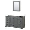 Custom image for Dark Gray with Matte Black Trim / Medicine Cabinet
