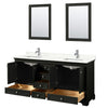 Custom image for Dark Espresso with Polished Chrome Trim / Giotto Quartz, Rectangular Sink / 24