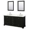 Custom image for Dark Espresso with Polished Chrome Trim / Giotto Quartz, Rectangular Sink / 24