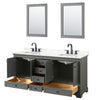 Custom image for Dark Gray with Matte Black Trim / Giotto Quartz, Rectangular Sink / 24