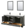 Custom image for Dark Gray with Matte Black Trim / White Quartz, Rectangular Sink / 24