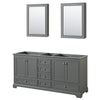 Custom image for Dark Gray with Polished Chrome Trim / Medicine Cabinets