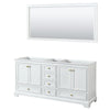 Custom image for White with Brushed Gold Trim / 70