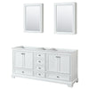 Custom image for White with Polished Chrome Trim / Medicine Cabinets