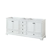 Custom image for White with Matte Black Trim / No Mirror