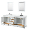 Custom image for White with Matte Black Trim / White Cultured Marble, Rectangular Sink / 24