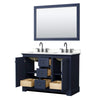 Custom image for Dark Blue with Matte Black Trim / Giotto Quartz / 46
