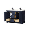 Custom image for Dark Blue with Matte Black Trim / White Quartz / No Mirror
