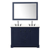 Custom image for Dark Blue with Matte Black Trim / White Quartz / 46