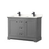 Custom image for Dark Gray with Matte Black Trim / White Quartz / No Mirror