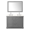 Custom image for Dark Gray with Polished Chrome Trim / White Quartz / 46
