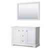 Custom image for White with Matte Black Trim / 46