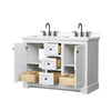 Custom image for White with Matte Black Trim / Giotto Quartz / No Mirror