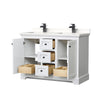 Custom image for White with Matte Black Trim / White Quartz / No Mirror