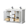 Custom image for White with Polished Chrome Trim / Giotto Quartz / No Mirror