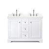 Custom image for White with Polished Chrome Trim / Giotto Quartz / No Mirror