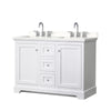 Custom image for White with Polished Chrome Trim / White Quartz / No Mirror