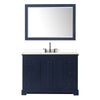 Custom image for Dark Blue with Matte Black Trim / White Quartz / 46