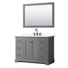 Custom image for Dark Gray with Matte Black Trim / Giotto Quartz / 46