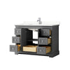 Custom image for Dark Gray with Polished Chrome Trim / Giotto Quartz / No Mirror