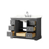Custom image for Dark Gray with Polished Chrome Trim / Giotto Quartz / No Mirror
