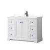 Custom image for White with Matte Black Trim / Giotto Quartz / No Mirror
