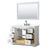 Custom image for White with Matte Black Trim / Giotto Quartz / 46