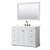Custom image for White with Matte Black Trim / Giotto Quartz / 46