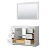 Custom image for White with Brushed Gold Trim / 46