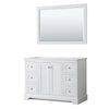 Custom image for White with Brushed Gold Trim / 46