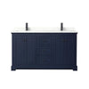 Custom image for Dark Blue with Matte Black Trim / Giotto Quartz / No Mirror
