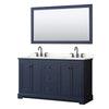 Custom image for Dark Blue with Matte Black Trim / Giotto Quartz / 58
